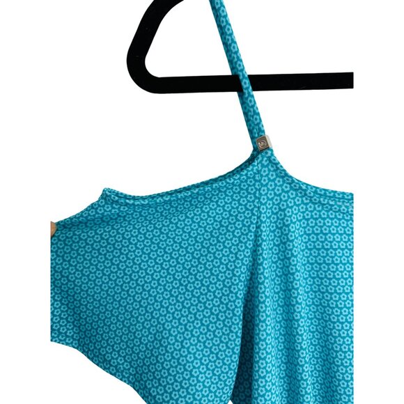 Michael Michael Kors M Womens Turquoise Patterned Dress - Picture 3 of 10